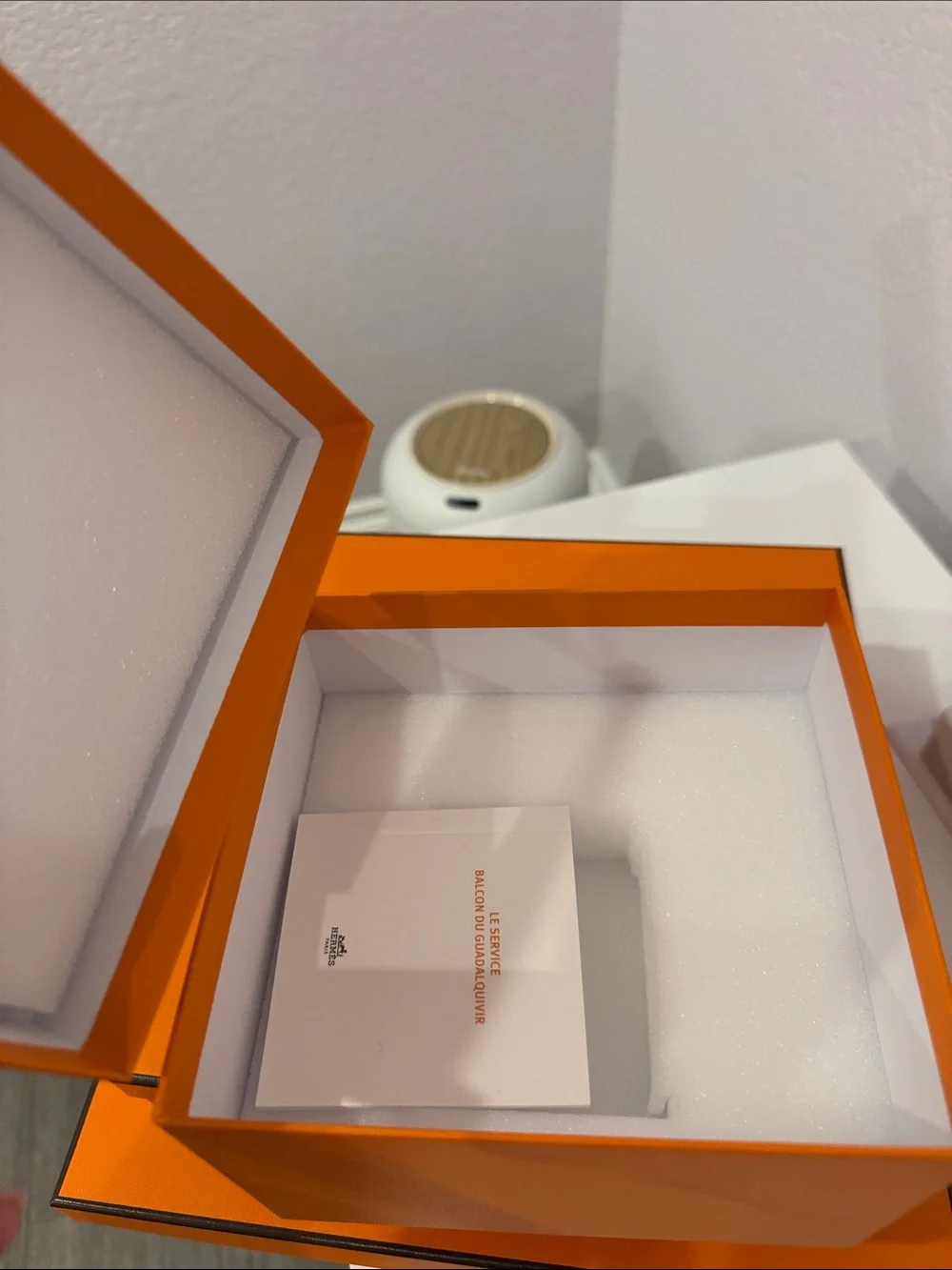 Hermes stackable decorative Storage Boxes - Set of 3. B